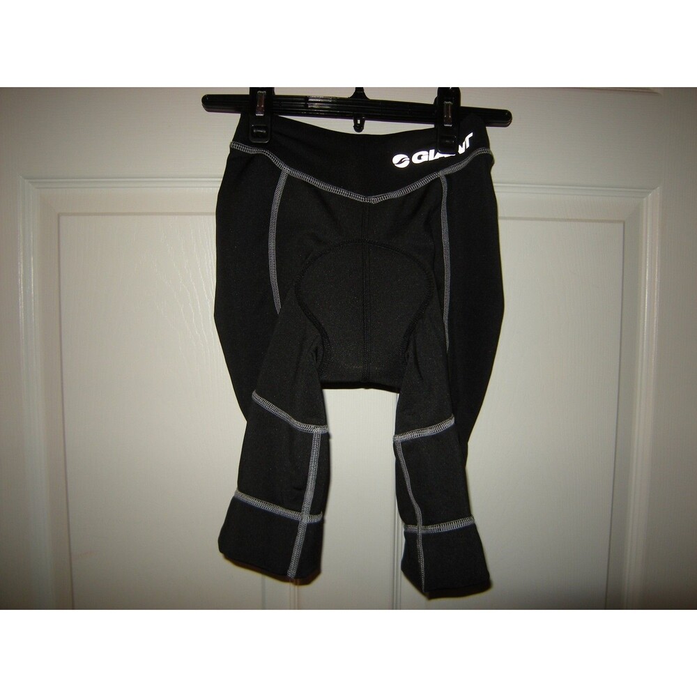 New Womens Black Giant Performance Cool Max Cycling Shorts, Size XS